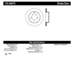 Disco de freno trasero Centric Premium | Mitsubishi Evo X 2008–2015 (125.46075) - Imagen 6